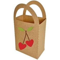 Bag with Heart Cherries Cut Out