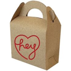Tall Gable Box with Hey Heart Cut Out