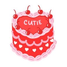 Cutie Heart Cake