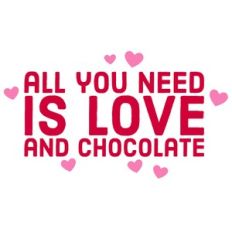 All You Need Is Love and Chocolate Quote