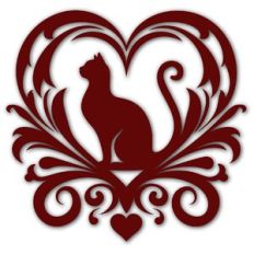 Feline Love Heart