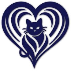 Feline Heart Embrace