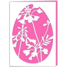 Cuckoo Flowers Easter Egg Card