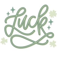 Luck Handlettered