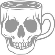 skull mug