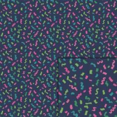 Confetti pattern with navy background
