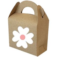 Tall Gable Box with Heart Flower Cut Out