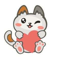 Kitty with Heart