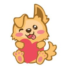 Puppy With Heart