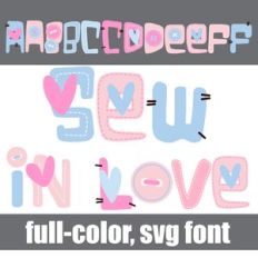 Sew in Love Color Font