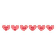 Candy Hearts Banner