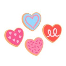 Valentines Heart Cookies