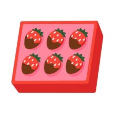 Chocolate Strawberries Box
