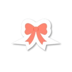 Peach Bow
