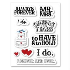 Wedding Sentiments Sticker Sheet