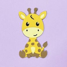 Giraffe for Cardstock