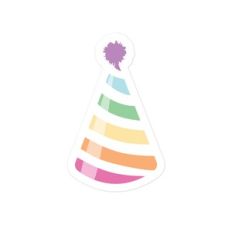 Striped Birthday Hat