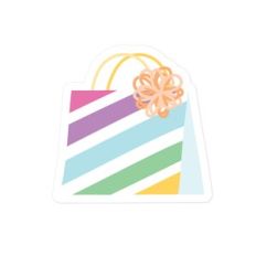 Striped Gift Bag