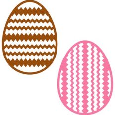 chevron easter eggs