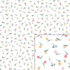 Spring pattern - white
