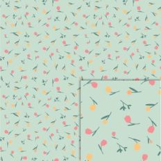 Spring pattern - green