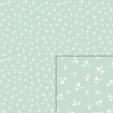 Leaf Pattern - green and white