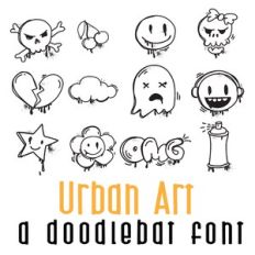 Urban Art Doodlebat Font