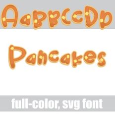 Pancakes Color Font