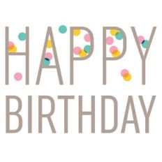 Happy Birthday Confetti