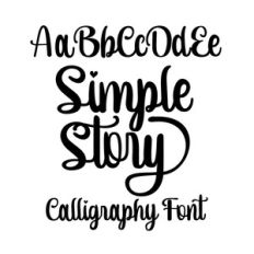 Simple Story Font