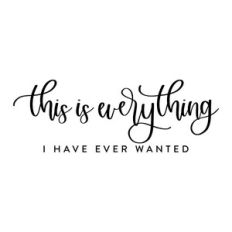 Everything I Have Ever Wanted