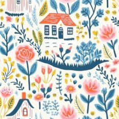 Spring Floral Seamless Paper 2