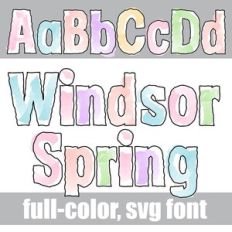 Windsor Spring Color Font