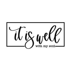 It Is Well
