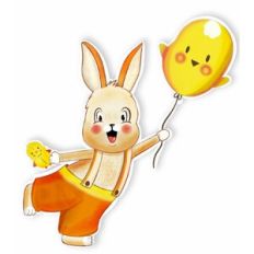 Cute Bunny with Balloon