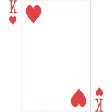 King of Hearts Card