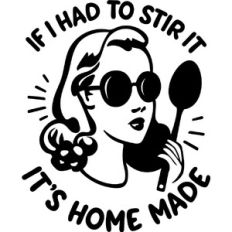 If I had to stir it, it's homemade