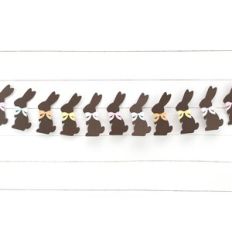 Chocolate Bunny Garland