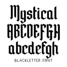 BFC Mystical Blackletter Gothic Font