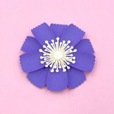 Flower 203 – 3D Paper Flower Template
