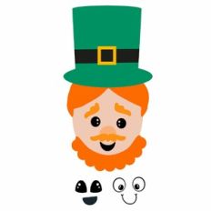 Build A Leprechaun Face Activity Set