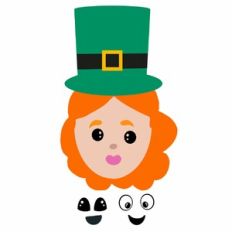 Build A Leprechaun Face Activity Set