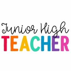 Junior High Teacher Quote