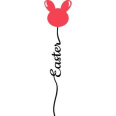easter bunny balloon