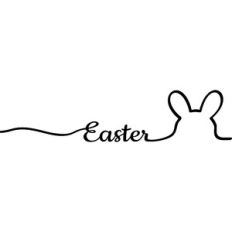 easter bunny line