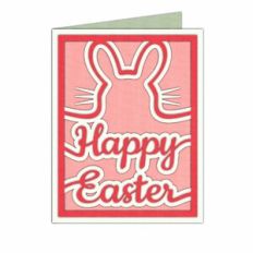 happy easter bunny card
