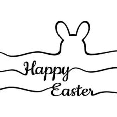 happy easter lines