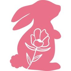 Floral Easter Bunny