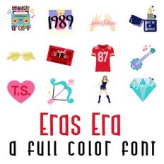 Eras Era Full Color Font