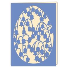 Bluebell Floral Easter Egg Card